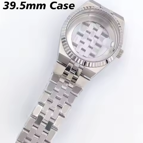 NH35 Case 39.5mm Land-Dwellwe Watch Case+Strap 316L Stainless Steel Sapphire Glass Fit NH35 Movement