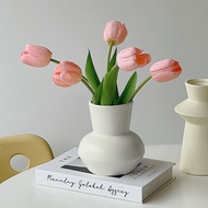 Ins Creamy White Vase for Living Room Dining Table Minimalist Home Decor