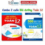 Book - Combo of 500 Basic and Advanced Math Problems Grade 12 + Fostering Math Self-Study Ability fo