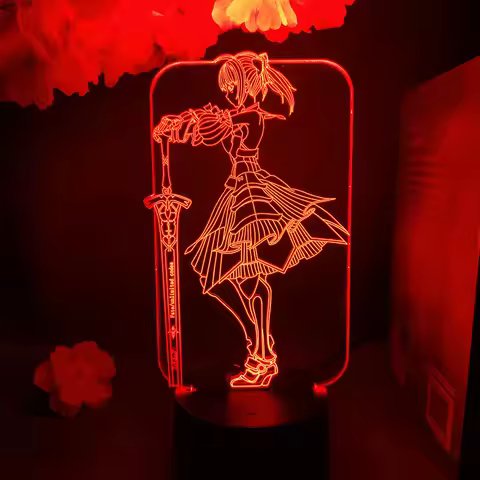 Anime Fate Grand Order Avenger Jeanne d'Arc Alter Figma Cute Action Figures Nightlight Collection Mo