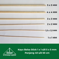 Balsa Stick Wood 1 1.5 2 3 4 5 mm Balsa Stick/ Balsa Balsa Wood/
