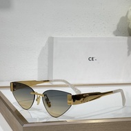 CE New Style Luxury Fashion Frameless Cat Eye Travel Photo Trendy Female Sunglasses CL42122U