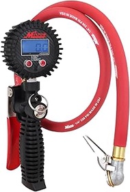 Milton Pro Digital Tire Pressure Gauge 573D, Ball Foot Air Chuck with Clip, Pistol Grip Handle, Easy