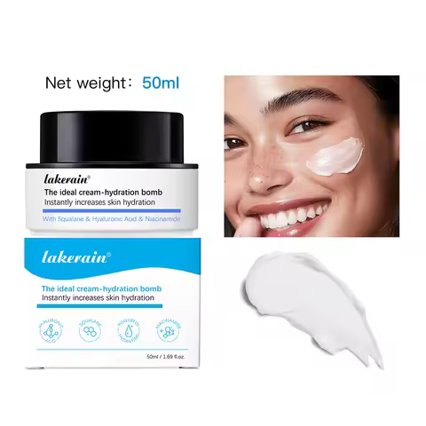 Cream Moisturizing Bomb of Moisture Restores Skin Barrier | Peptide, Ceramide, Squalane | Skincare D