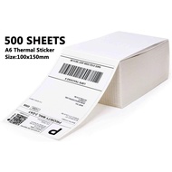 500pcs Thermal Sticker Paper , Barcode Sticker , Label Stcker for Thermal Printer