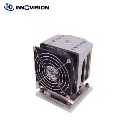 4U Active server heatsink 3647 Square with 5* heatpipe server cpu cooler With 9025MM Quite Cooling F