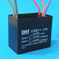 2uf+3uf+3uf Fan capacitor kapasitor kipas siling ceilling fan capacitor Elgrand