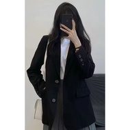 FORMAL BLAZER PEREMPUAN HITAM OFFICE WEAR COAT