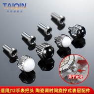 Taiqin Suitable for Chanel J12 Watch Ceramic Handle Head Crown Adjustment Time Handle Twist Handle S