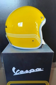 หมวกกันน๊อค VESPA รุ่น RETRO นำเข้าโดยVESPA ของแท้จากศูนย์100% a สีน้ำเงิน XL รอบในหมวก 58-60cm