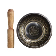 Tibetan Singing Bowl 8cm Size Scripture Bowl Helpful for Meditation Yoga Relaxation Chakra Healing P