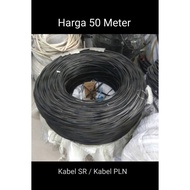 Diskon (50Meter) Kabel Twist/Twisted /Kabel Sr/Kabel Listrik/Kabel Pln