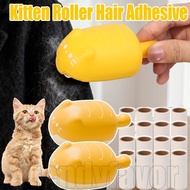 1/2Pcs Mini Handheld Cat Shape Lint Remover - Portable Clothes Sheets Cleaner Supplies - Cat Dog Pet