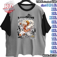 T-SHIRT monkey D LUFFY BIG SIZE CODE JA139 JUMBO 2XL 3XL 4XL 5XL 6XL 7XL 8XL 9XL 10XL