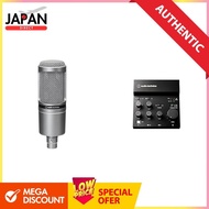 Audio-Technica AT2020 condenser microphone XLR for video streaming, home recording, podcasting, live