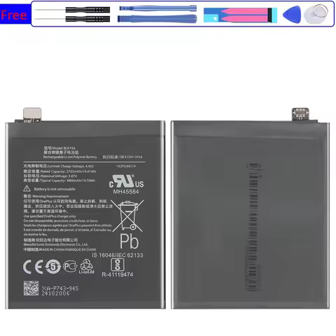 Battery Replacement Battery for OnePlus 1 2 3T 5 5T 6 6T 7 7 Pro 7T 7T Pro BLP637 BLP685 BLP699 BLP7