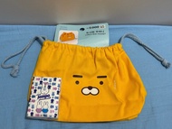 韓國Daiso Kakao Friends Little Ryan 飯盒袋束口袋收納布袋抽繩袋