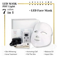 (Original) LED PDT Light 7 Colors Led Photon Therapy Facial Care Tool Charging Use 7 Colors Led Face