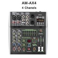 LOMEHO Mixer Audio Digital 4 Channel DSP 99 Effects Bluetooth AM-AX4 Amplifier Mixer Speaker Active Subwoofer Rakitan Kit Mobil Bass Modul Power Da IH
