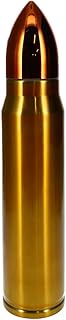 Black Canyon Outfitters Bullet BRASSBUL Bottle 25-Ounce Insulated Water Bottle Brass Cartridge