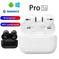 2021 Pro 5s Mini Wireless Bluetooth TWS Earbud New Sport No Delay Headsets Super Mini Touch Control 