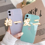 {Haojia phone case} 【ซื้อหนึ่งซื้อสองชิ้น】เหมาะสำหรับเคสโทรศัพท์เคสโทรศัพท์มือถือ14ชิ้น Iphone13ใส12