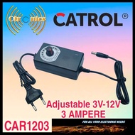 Adjustable Adapter 3V-12V 3A DIMMER Adapter 3 Ampere 12V