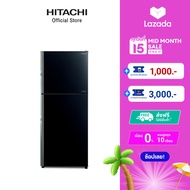 Hitachi ฮิตาชิ ตู้เย็น 2 ประตู 14.4 คิว 407 ลิตร Glass Door Stylish Line รุ่น R-VGX400PF