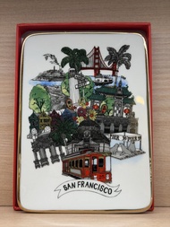 Galison Artwork Hennie Haworth Porcelain Tray San Francisco