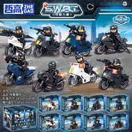 Assembly Models Of Police Motorcycles, SWAT, Police