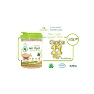 Combo of 11 jars of Xuan An Pure Rolled Oats [no sugar]400G jar (Free with 11 bags of 150g Oats)