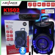 Speaker Portable Meeting Advance K 1502Speaker Aktif Ampli Bluetooth