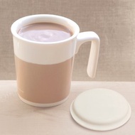 英奶茶親親馬克杯+白瓷杯蓋 -P+L杯組(台灣製可微波烤箱)