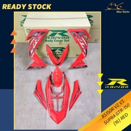 [READY STOCK] COVERSET/BODYSET HONDA RS150/RS150R V2 SUPRA GTR-150 (16) RED