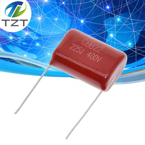 TZT 10PCS 400V225J 2.2UF Pitch 20M 225J400V 225 400V 2200PF CBB Polypropylene film capacitor