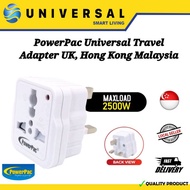 [SG SHOP SELLER] PowerPac Universal Travel Adapter UK, Hong Kong Malaysia