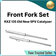 Front Fork Set - LH Kiri Left + RH Kanan Right Yamaha RXZ 135 RXZ135 5PV Cata Catal Catalyzer Absorb