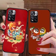 Xiaomi redmi note 11 pro china / note 11 pro plus Glass Phone Case With Happy New Year CNY 2024