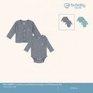 Bubaby ชุดเด็ก เสื้อคลุมแขนยาวและบอดี้สูทเลนนี่ 2 ชิ้น / Lennie Long Sleeve Cardigan and Bodysuit Se