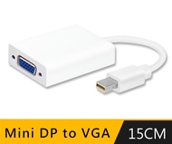 全新附發票！Mini Display 轉 VGA 轉換器 轉接器 Mini DP 轉接頭 轉接線 15公分 MAC轉接