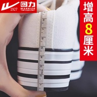 Pull Back Inner Heightening 8cm Canvas Shoes Women Summer High Heel Cloth Shoes Thin Thick-Soled Pla