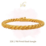 VINDYMY 916/22K GELANG PINTAL KLASIK / BANGLE