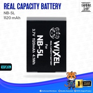 WIXEL Baterai Kamera NB-5L for Canon PowerShot Digital IXUS 800 IS / 850 IS / 900 TI / 90 / 860 / 95