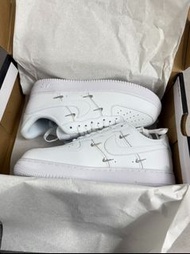 🌈全新正品 Nike Air force 1 07 LX chrome luxe耐磨防滑透氣低幫波鞋  男女同款 白藍色