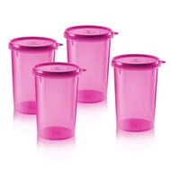 Tupperware Cheerio Quad (1L) BLUE pink maroon 1L food container balang kuih raya kedap udara bekas kuih raya