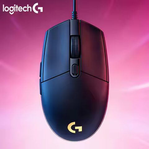 Logitech G102 Wireless Rechargeable Ergonomic Mouse Silent Office Gaming Multi-Device Compatible Off