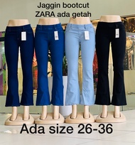 [Ready stok ]Seluar Jeans Bootcut/flare Pinggang Getah Baru Sampai Good Quality woman’s bootcut