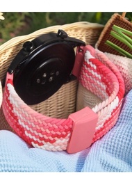 1pc 18mm20mm22mm Magnetic Strap Elastic Band Compatible With Samsung Watch 7 6 5 4/Garmin Watch/HW W