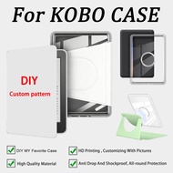 For Kobo Libra Color / Libra 2 7'' Customized Clara BW / Color / 2E 6.0'' DIY Pattern E-readers Case