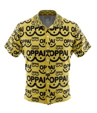 Saitama Oppai One Punch Man Button Up HAWAIIan CASUAL Shirt, Size XS-6XL, Style Code124